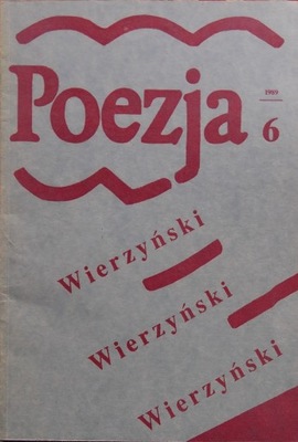 POEZJA nr 6 (280) 1989 Wierzyński