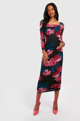 BOOHOO MATERNITY DOPASOWANA SUKIENKA M