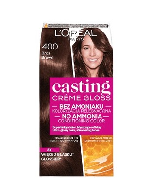 LOREAL CASTING CREME FARBA DO WŁOSÓW 400 Brąz