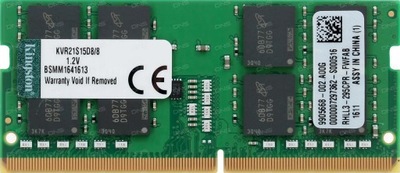 KINGSTON 8GB RAM PC4-2133MHz CL15 KVR21S15D8/8