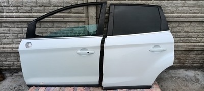 Ford kuga mk1 дверь левый перед задняя белый перламутр b8 фото №1