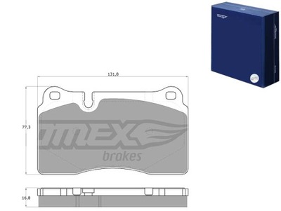 ZAPATAS DE FRENADO VW TOUAREG 05- PARTE DELANTERA TOMEX BRAKES  