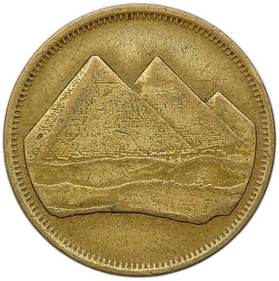 EGIPT 5 PIASTRES 1984 PIRAMIDY 27G5