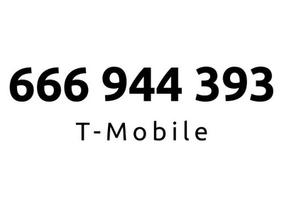 666-944-393 | Starter T-Mobile (94 43 93) #D