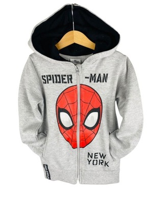 Bluza z kapturem Spiderman Disney Pająk dres dla chłopca 104 cm