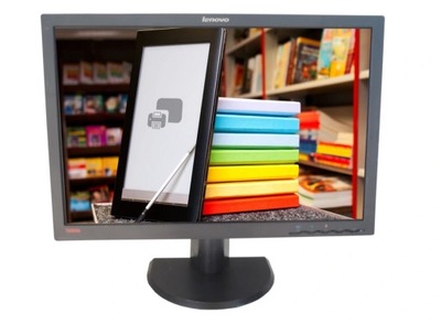 Monitor Lenovo L2440p 24" VGA DVI USB + KABLE