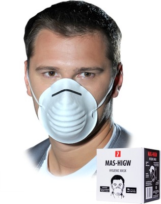 Maska higieniczna Reis MAS-HIGW Uni op. 50 szt.