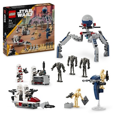 LEGO Star Wars Zestaw bitewny z żołnierzem armii klonów i droidem 75372