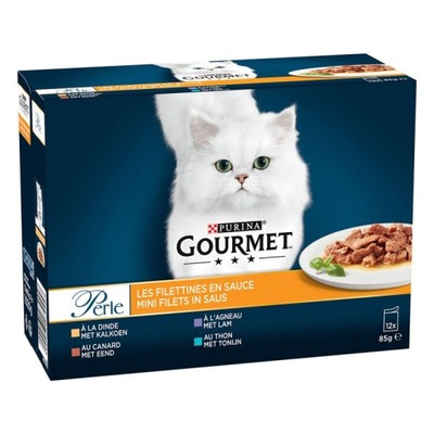 Purina Gourmet Mokra karma kota mix smaków 12x85g