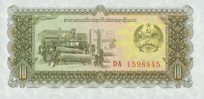Laos - 10 Kip - 1979 - P27b - St.1