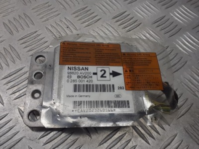 Модуль подушка безпеки nissan primera p12 1.6 16v 98820av200 фото №1