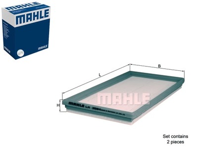 ФІЛЬТР ПОВІТРЯ MAHLE 1560940504 F026400152 C33612