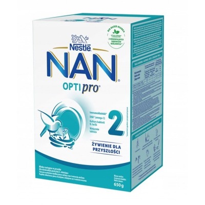 NESTLE NAN OPTIPRO 2 mleko następne 650g