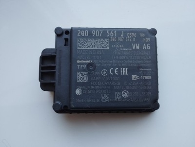 Радар модуль датчик vw audi skoda 2q0907561j фото №1