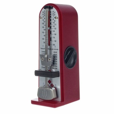 Metronom mechaniczny Wittner Piccolino 890141 Ruby