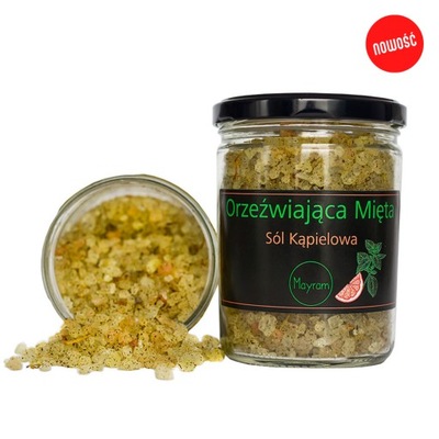 Mayram - Sól kąpielowa Orzeźwiająca Mięta - 400 g