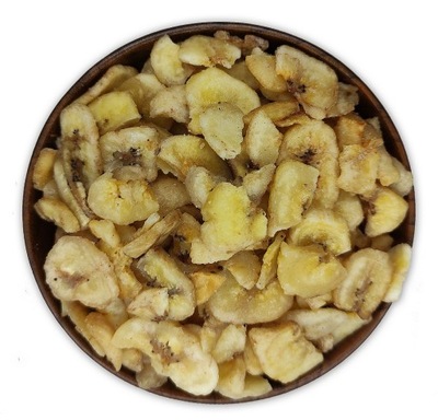 Chipsy Bananowe 1kg 1000g Banany Suszone z cukrem