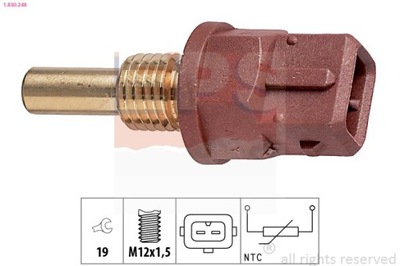 SENSOR TEMPERATURE FLUID COOLING ROVER 214 1-830-248  