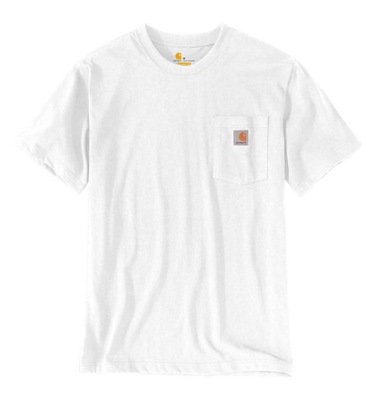 CARHARTT tshirt koszulka z kieszonką K87 biała XS