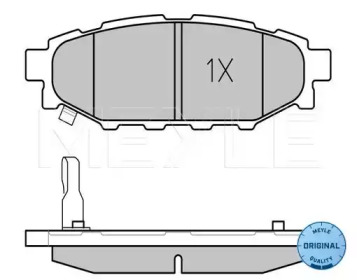 ZAPATAS DE FRENADO SUBARU MEYLE  