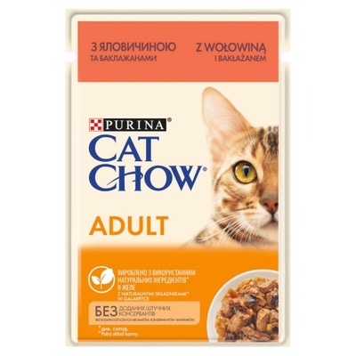 Purina Cat Chow Wołowina Z Bakłażanem 85g