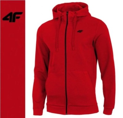 Bluza dresowa męska 4F sportowa L czerwony