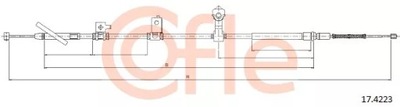 CABLE - HAMULEC MANUAL COF 17.4223 COFLE 92.17.4223 COFLE  