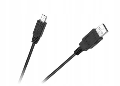 Kabel przewód USB micro USB długi wtyk 1m