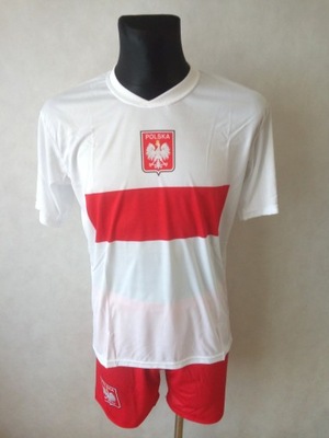 POLSKA-STRÓJ KIBICA KOSZ+SPOD PAS POZIOMY-ROZ XXL