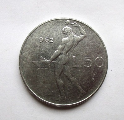 50 Lirów 1962 r. Italia