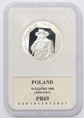 10zł-Władysław IV Waz-Półpostać-1999 - GCN PR 69