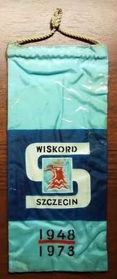 Proporczyk 25 Lat WISKORD Szczecin 1948-1973
