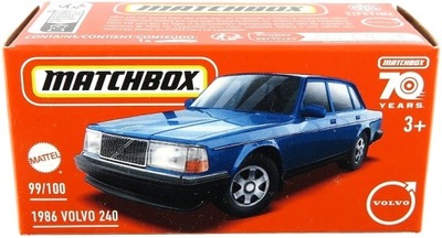 1986 VOLVO 240 autko MATCHBOX