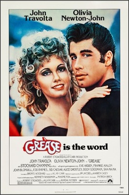 GREASE (1978) J. Travolta , O. Newton-John 40x60cm