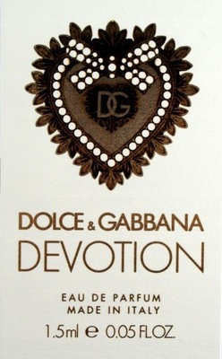 Dolce & Gabbana Devotion Eau De Parfum 1,5ml Vzorka rozprašovač