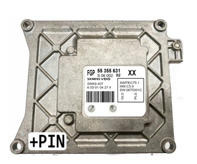 КОМПЬЮТЕР ECU OPEL 1.8 55355631 5WK9407 +PIN