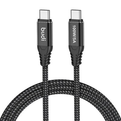 KABEL USB-C DO USB-C BUDI 3m 3 metry 100W DO SMARTFONÓW SAMSUNG