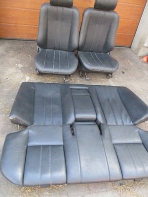 Mercedes e klasa w210 сидіння шкіра czarna фото №1