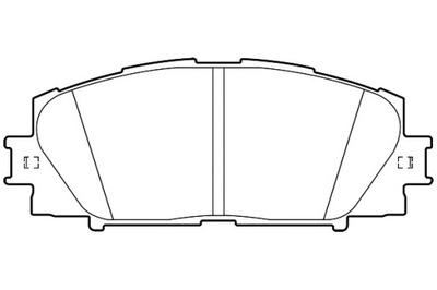 VALEO КОЛОДКИ ТОРМОЗНЫЕ TOYOTA PRIUS 08-