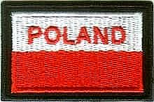 NASZYWKA Polska Flaga POLAND 5R