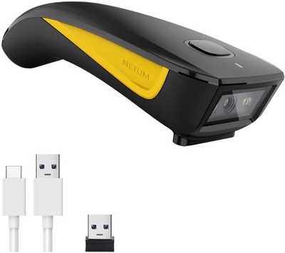 Bezprzewodowy skaner kodów kreskowych NETUM C750 BT USB 1D 2D QR