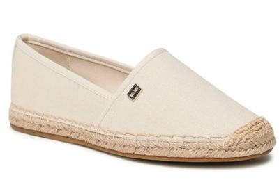 TOMMY HILFIGER ESPADRYLE DAMSKIE BEŻOWE 37 1ŻLA