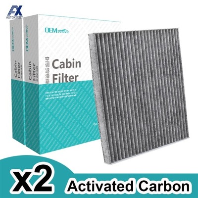 2 PIEZAS CAR POLLEN CABIN AIR FILTER PARA TOYOTA AVENSIS VERSO COROLLA VERS~27913  