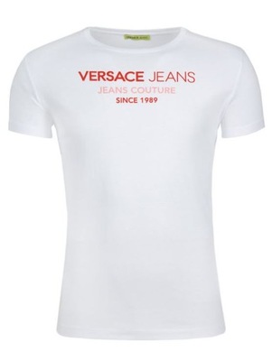 Versace Jeans t-shirt B2HTB7G3 36259 003 biały XS