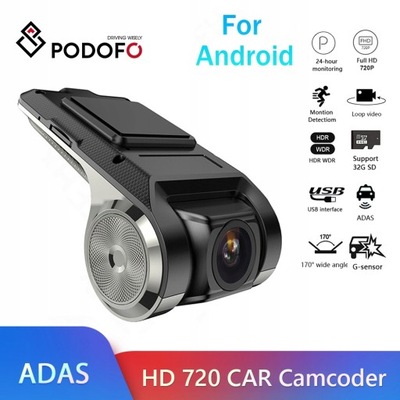 PODOFO DASH CAM ADAS GRABADORA DE VÍDEO AUTO ADAS DASHCAM  