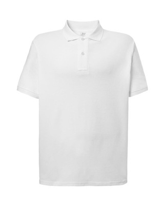 Koszulka Polo Męska JHK PORA210WH 3XL