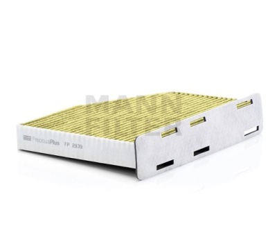 Mann фільтр кабіни вугільний з поліфенол fp2939 фото №1