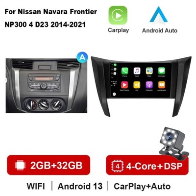 NAWIGATOR GPS PARA NISSAN NAVARA FRONTIER NP300 2015-2021 CARPLAY ANDROID  