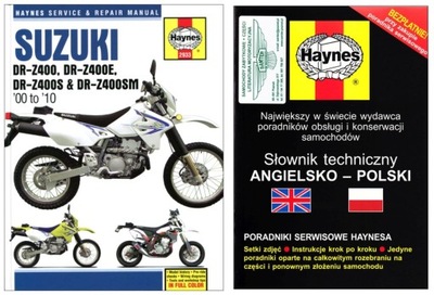 SUZUKI DR-Z400 DR-Z400E DR-Z400S DR-Z400SM (2000-10) MANUAL +GRATIS 24H  