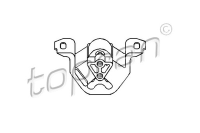 Подушка двигателя topran 201368 фото №1